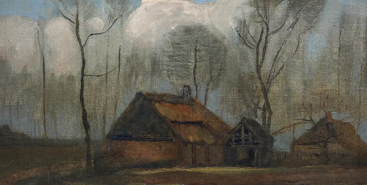 Wystawa „Van Gogh. Historie jednego obrazu” – obraz „Wiejskie chaty pośród drzew”